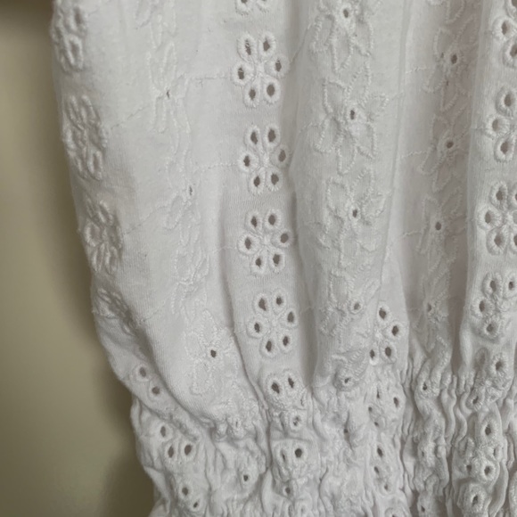 Eyelet embroidered frill trim blouse - Picture 5 of 5